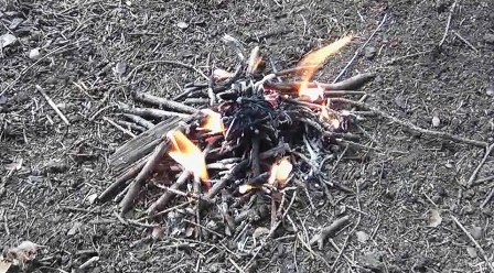 Как добыть огонь химическим способом